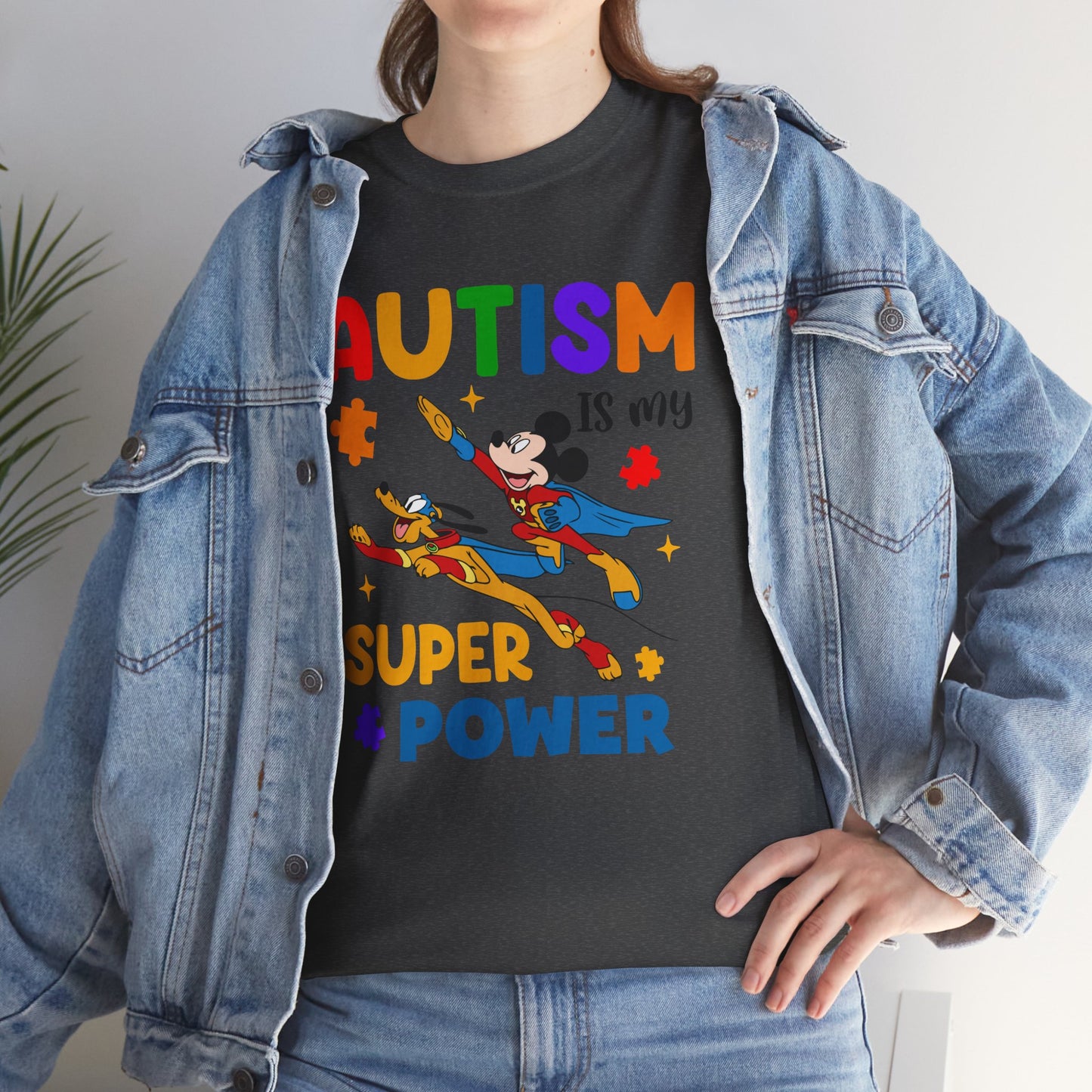 Autism Is My Superpower Tee — Colorful Autism Awareness Kids Shirt