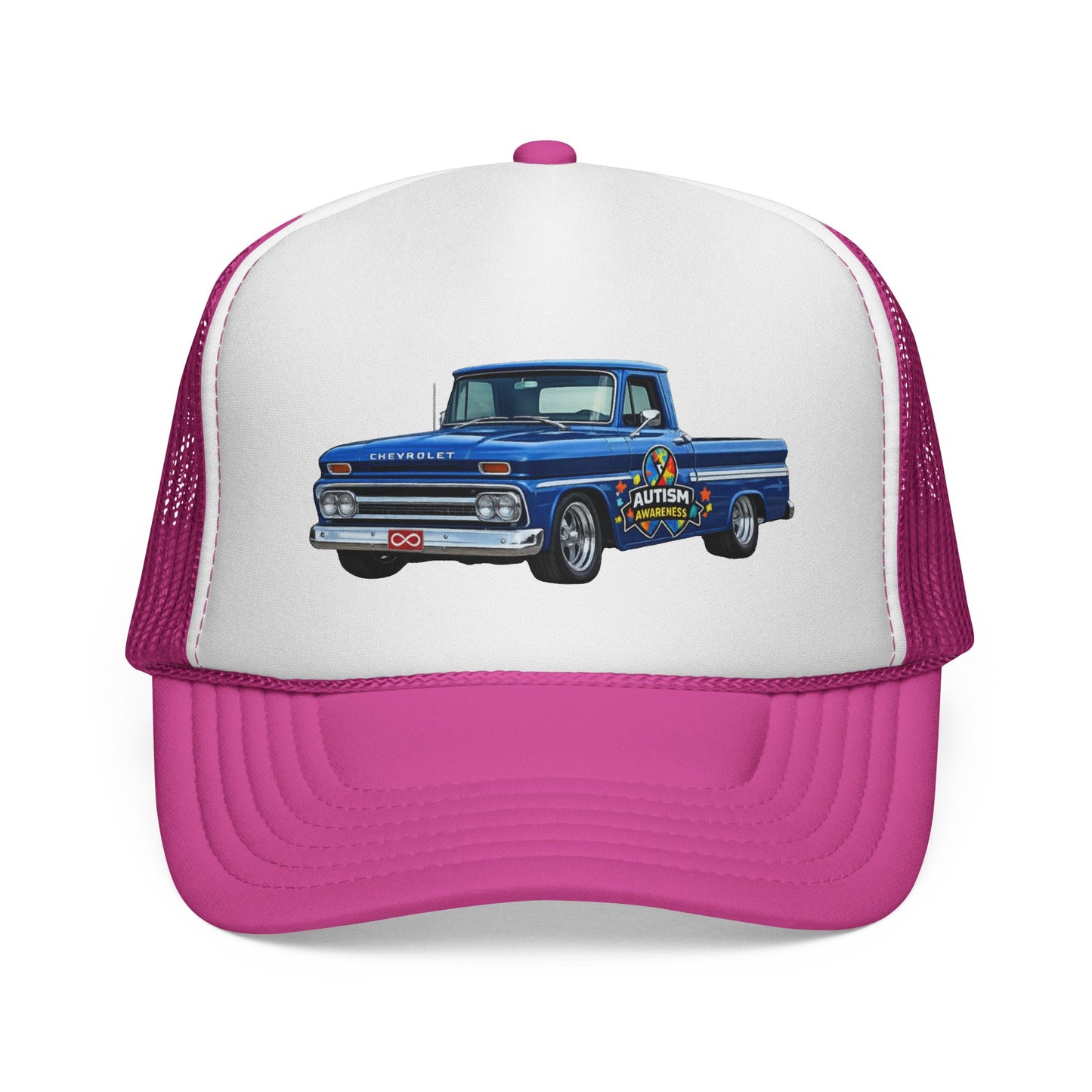 Tim’s Truck- Vintage Blue Pickup Trucker Cap — Classic Retro Truck Mesh Hat