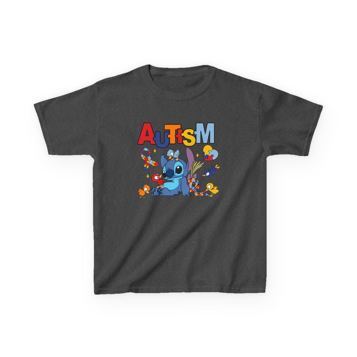 Kids Tee — Cute Autism Awareness Design with Puzzle Pieces