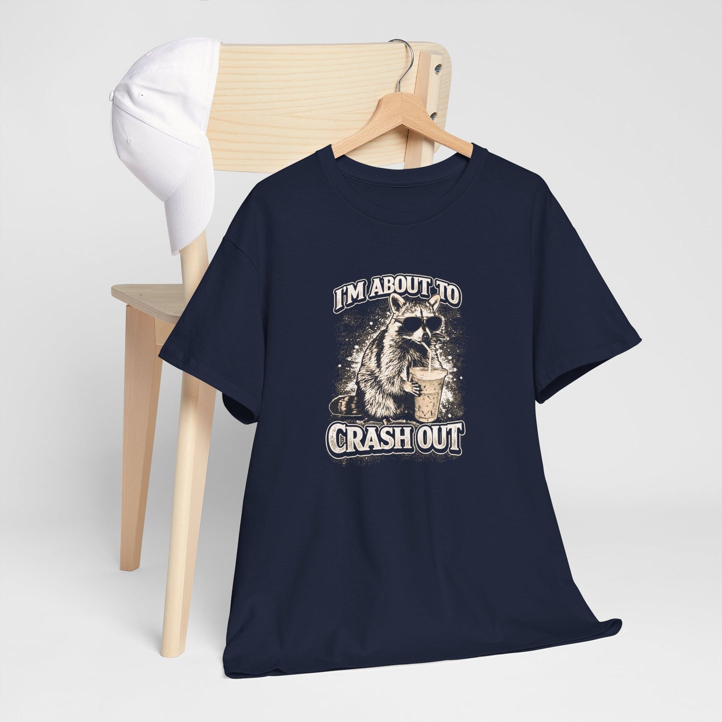 I’m About to Crash Out Skull Tee – Vintage Biker Rock Graphic T-Shirt