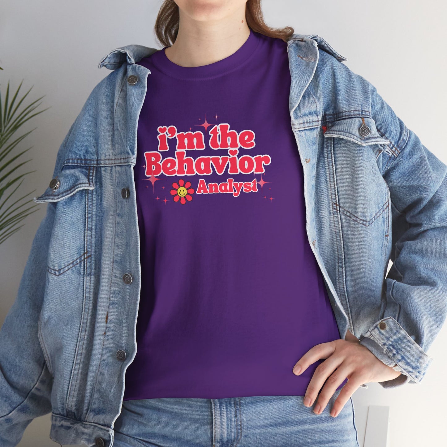 I'm the Behavior Analyst Unisex Heavy Cotton Tee