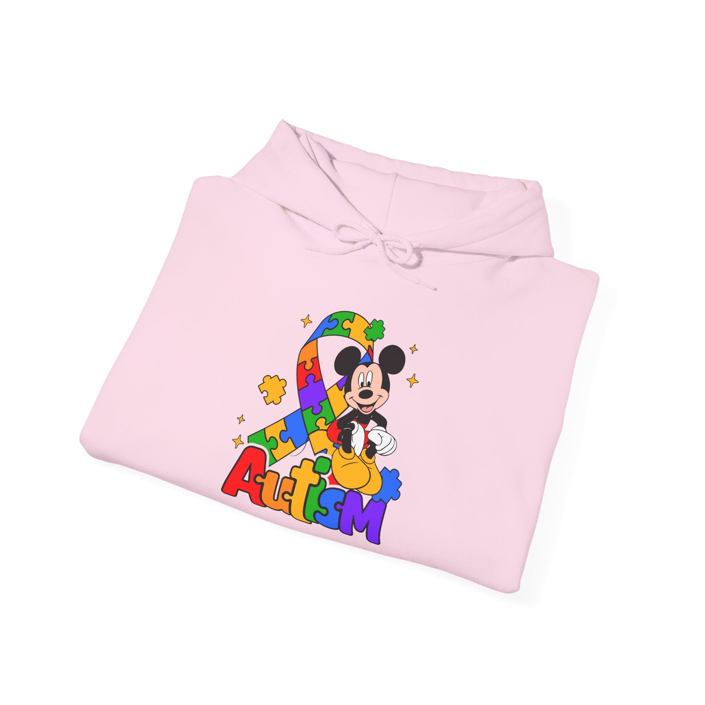 Autism Awareness Hoodie — Colorful Puzzle Heart Design