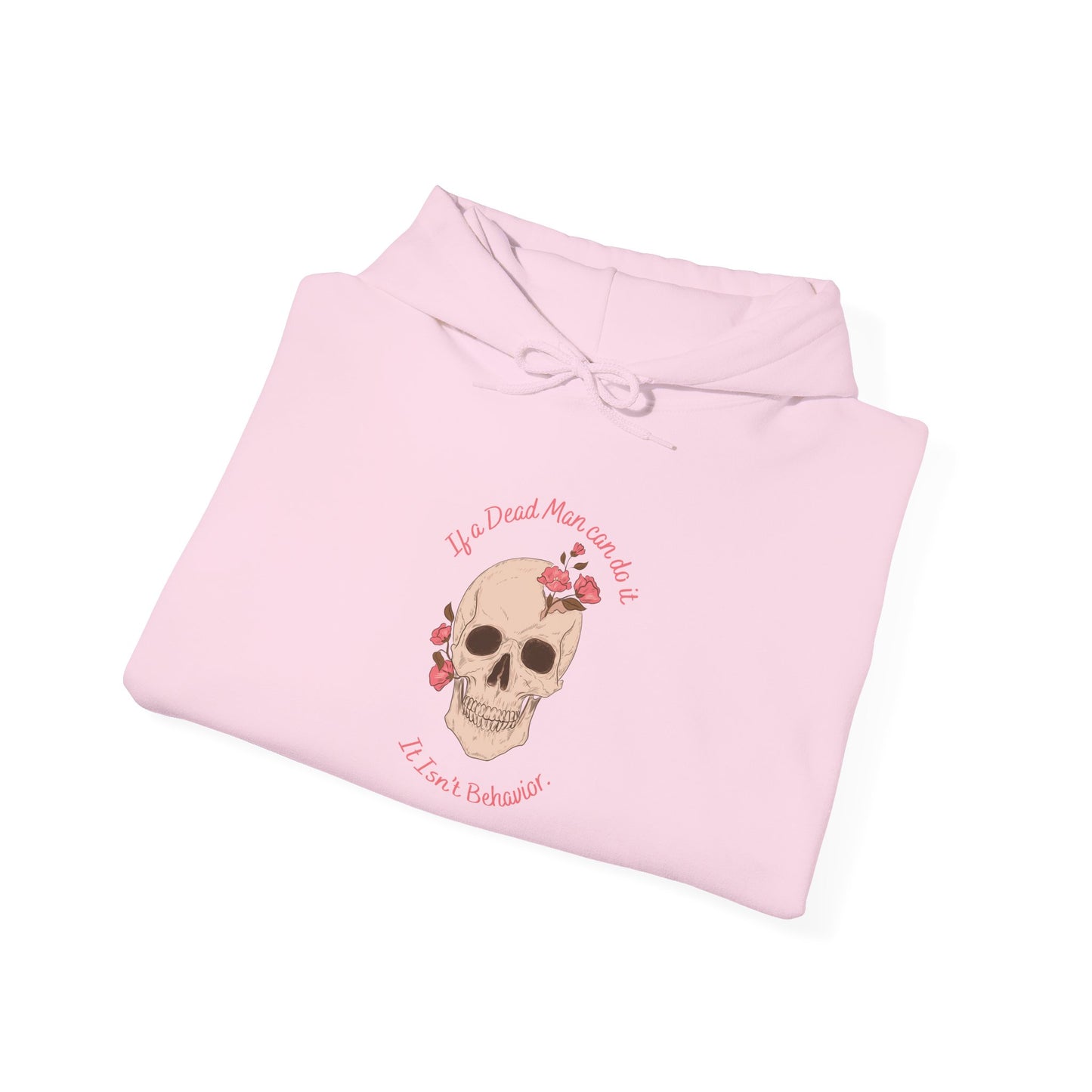 Skull & Roses Hoodie — "I Loved You Once, I Still Do" Floral Skull Sweatshirt