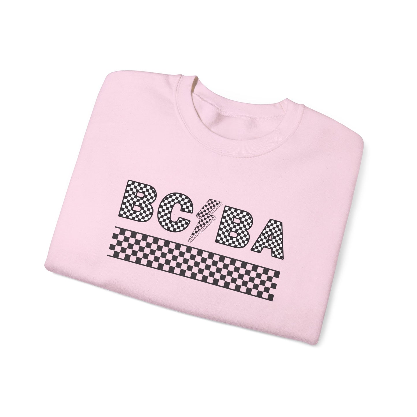 BCBA Lightening Checkerboard Crewneck Sweatshirt