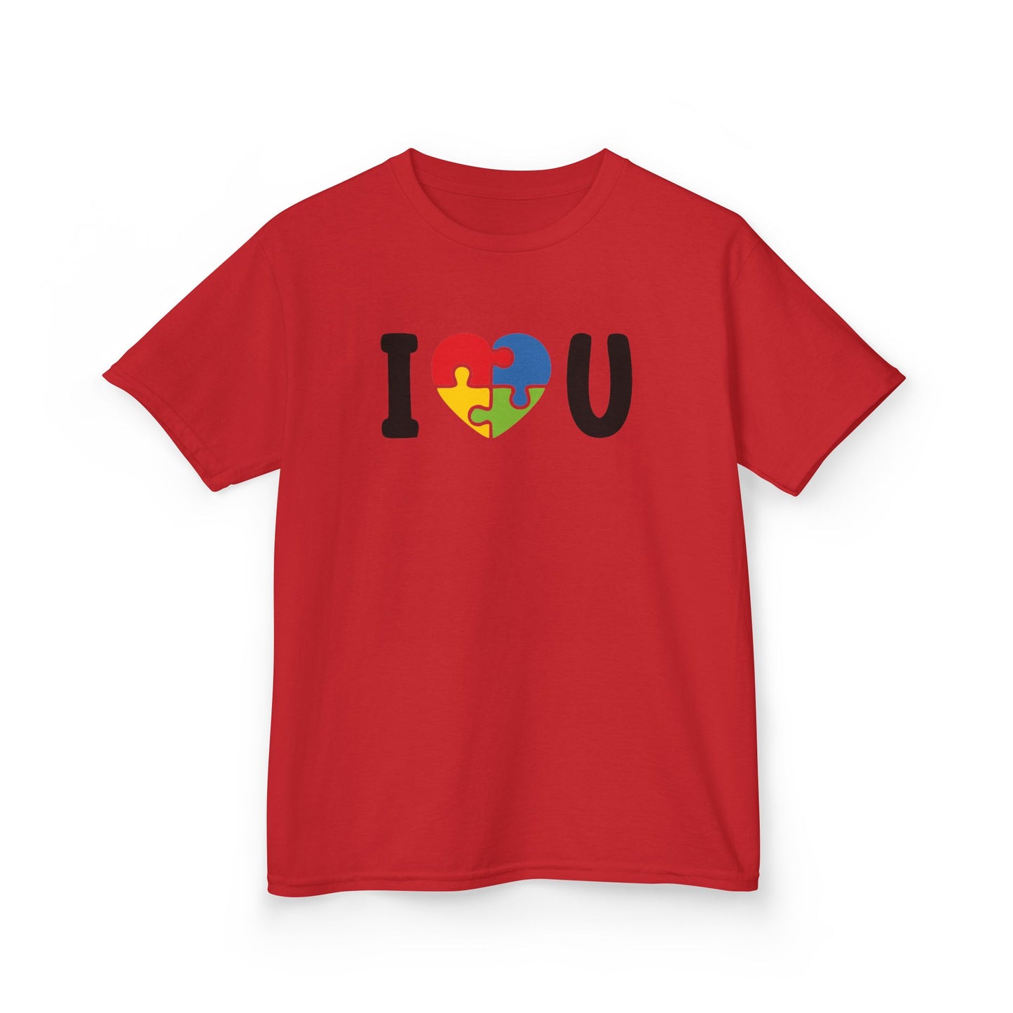 Colorful Puzzle Love Kids Tee