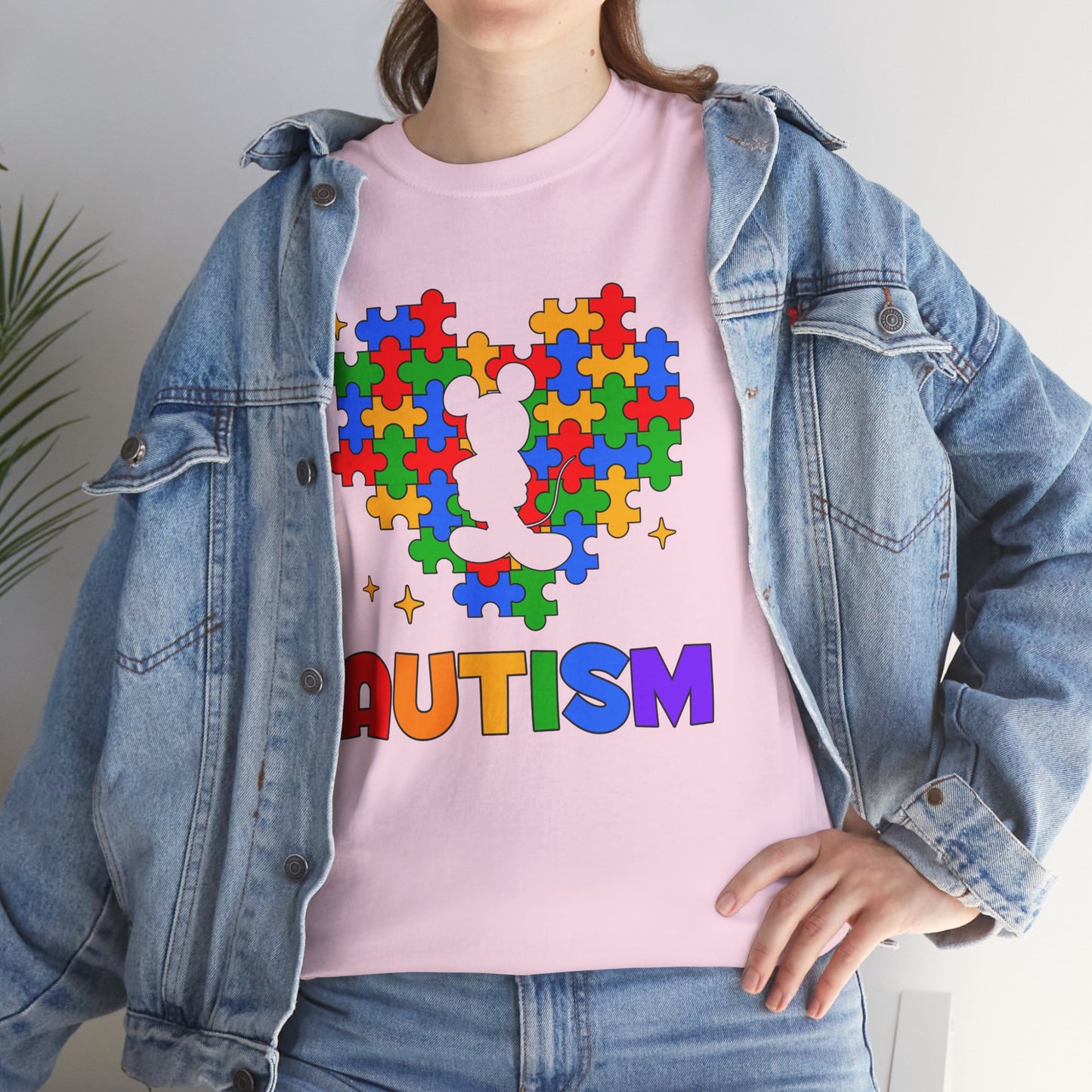 Autism Puzzle Heart T-Shirt — Colorful Support Tee