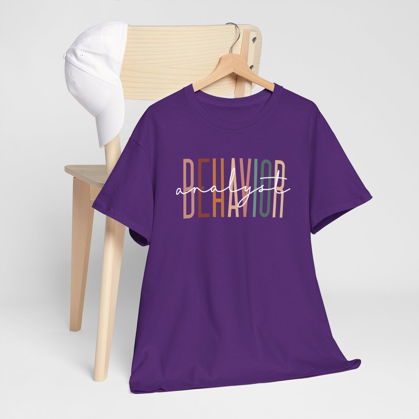 Behavior Anxious Tee — Retro Script Anxiety Awareness T-Shirt