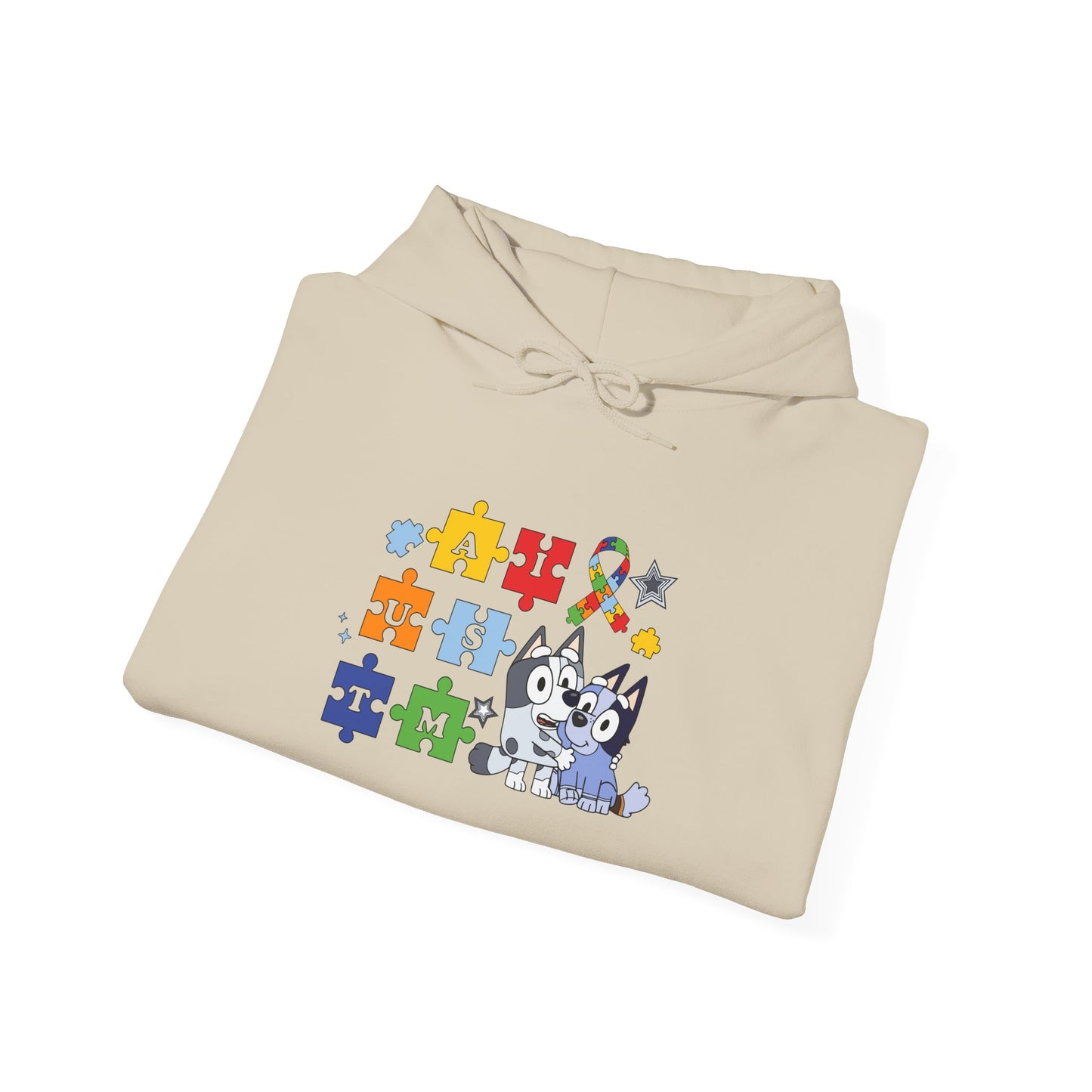 Autism Awareness Puzzle Paw Hoodie