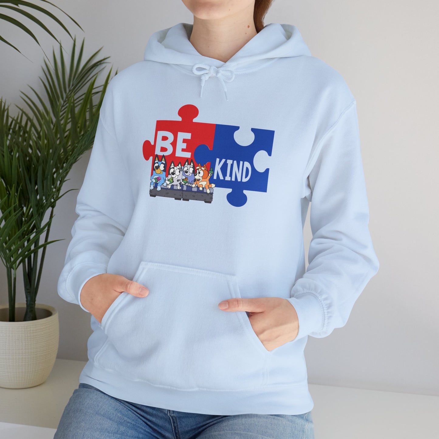 Be Kind Puzzle Hoodie – Autism Awareness Community Sweatshirt