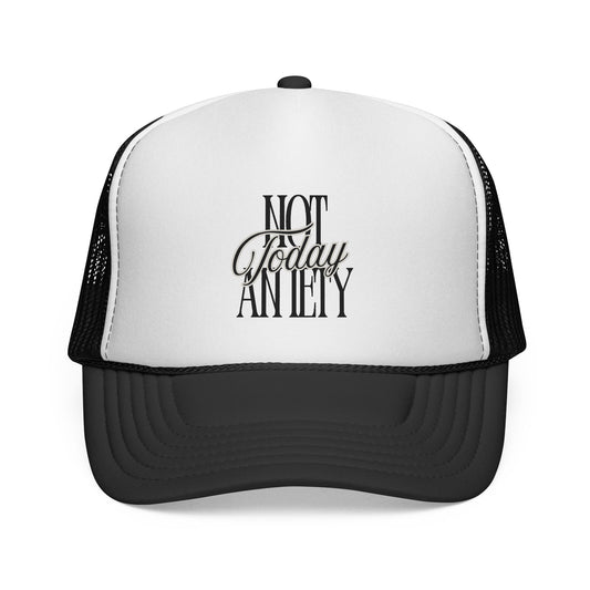 Not Today Anxiety Trucker Cap — Funny Anti-Anxiety Mesh Hat for Stress Relief