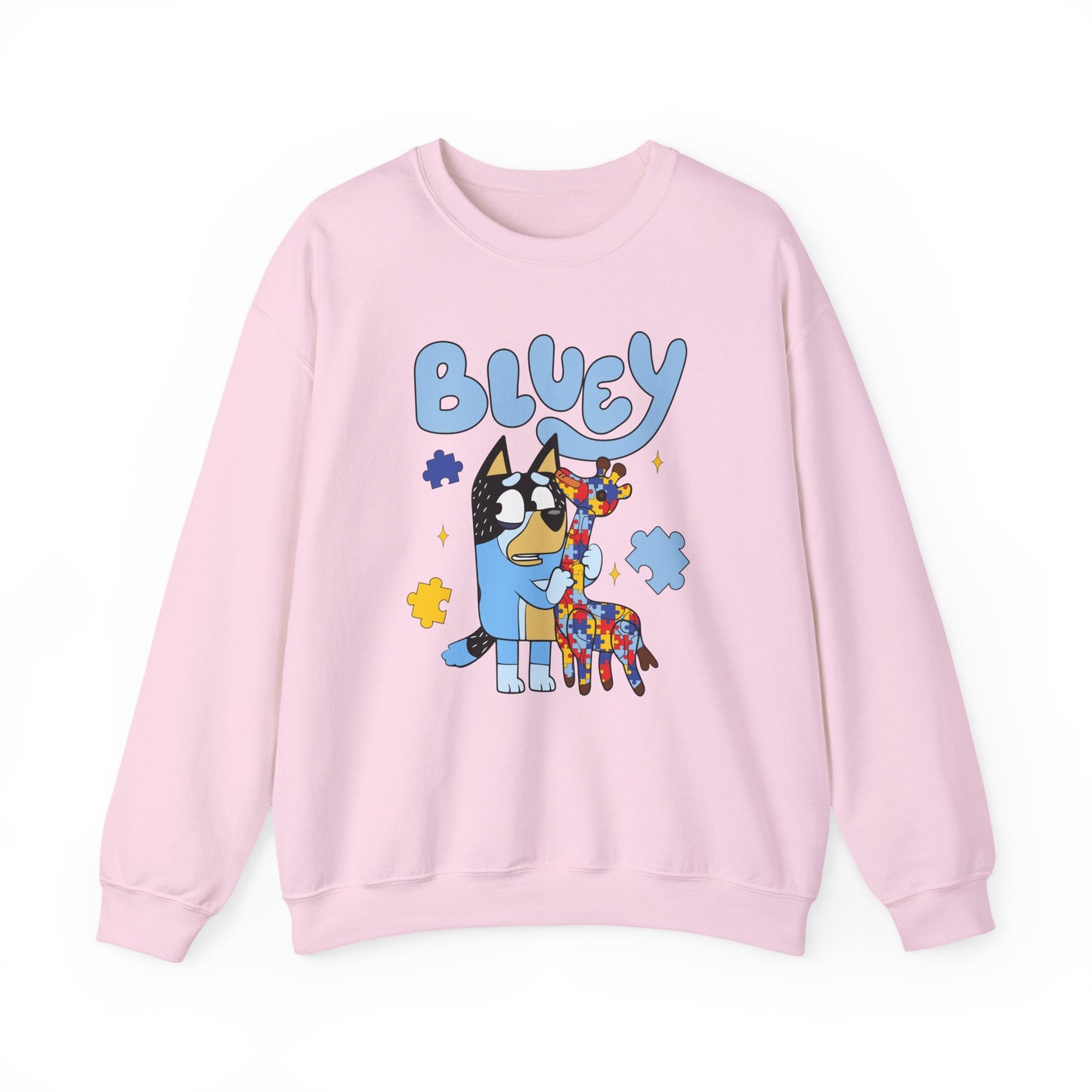 Bluey & Piñata Blue Heeler Sweatshirt — Cute Cartoon Dog Crewneck