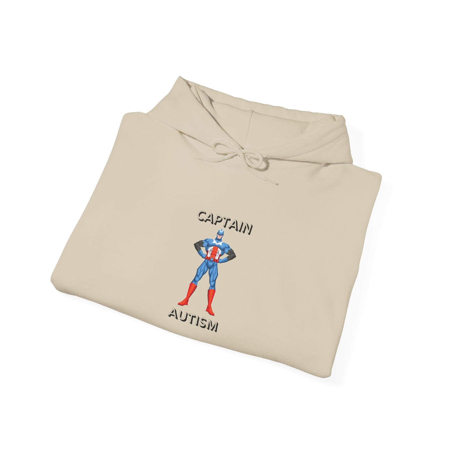 Captain Autism Hooded Sweatshirt