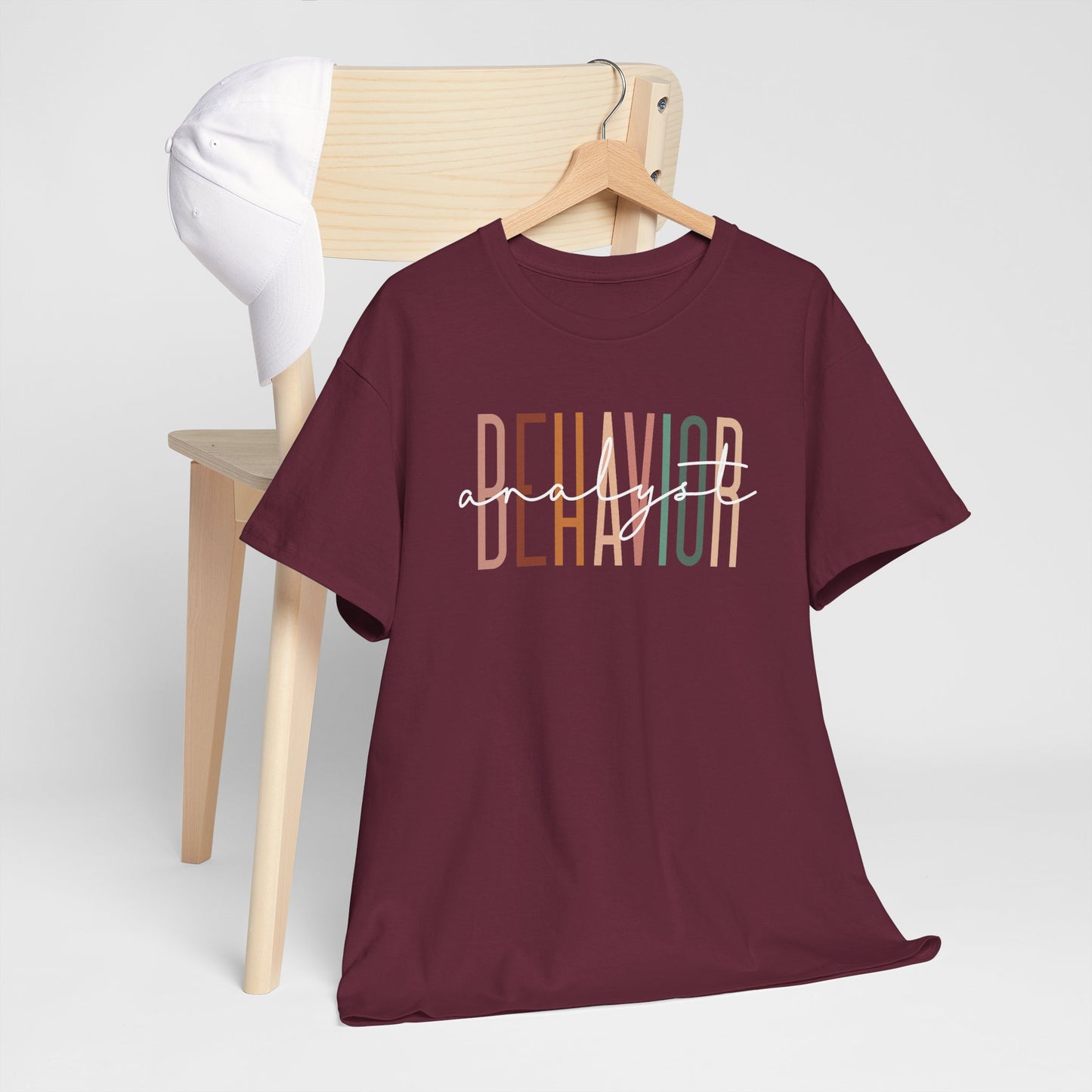 Behavior Anxious Tee — Retro Script Anxiety Awareness T-Shirt