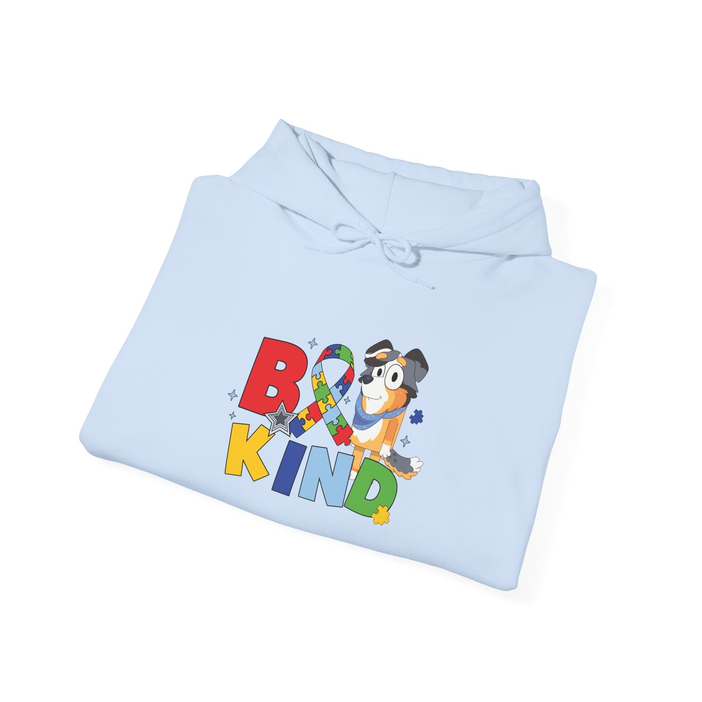 Be Kind Rainbow Ribbon Hoodie — Autism Awareness Cute Penguin Sweatshirt