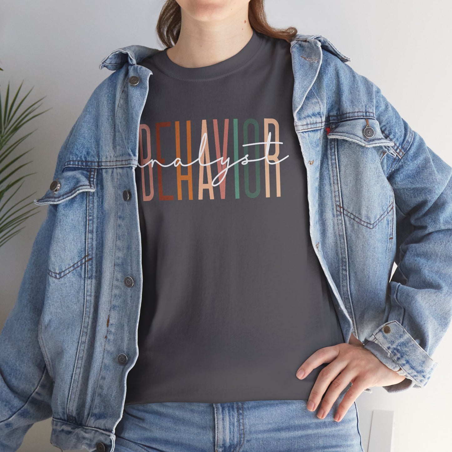 Behavior Anxious Tee — Retro Script Anxiety Awareness T-Shirt