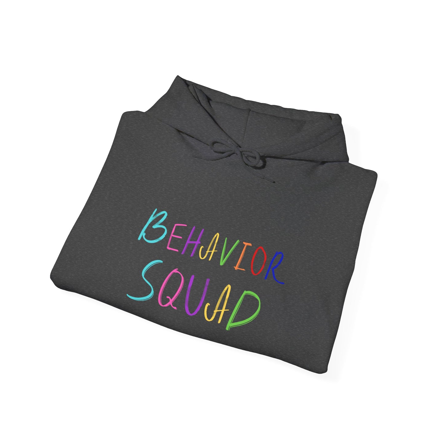 Behavior Squad Hoodie — Pastel Handwritten Teacher & Classroom Crew Pullover