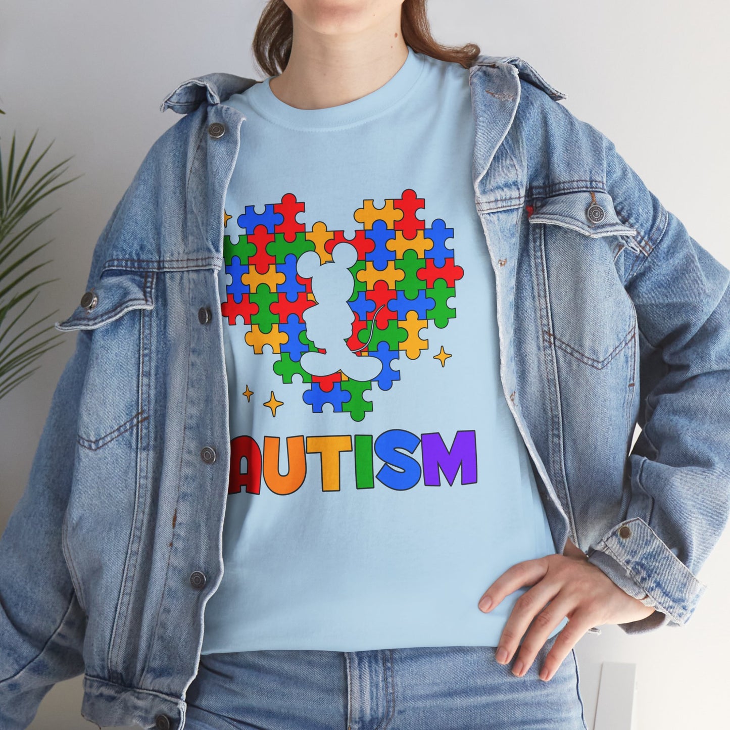 Autism Puzzle Heart T-Shirt — Colorful Support Tee