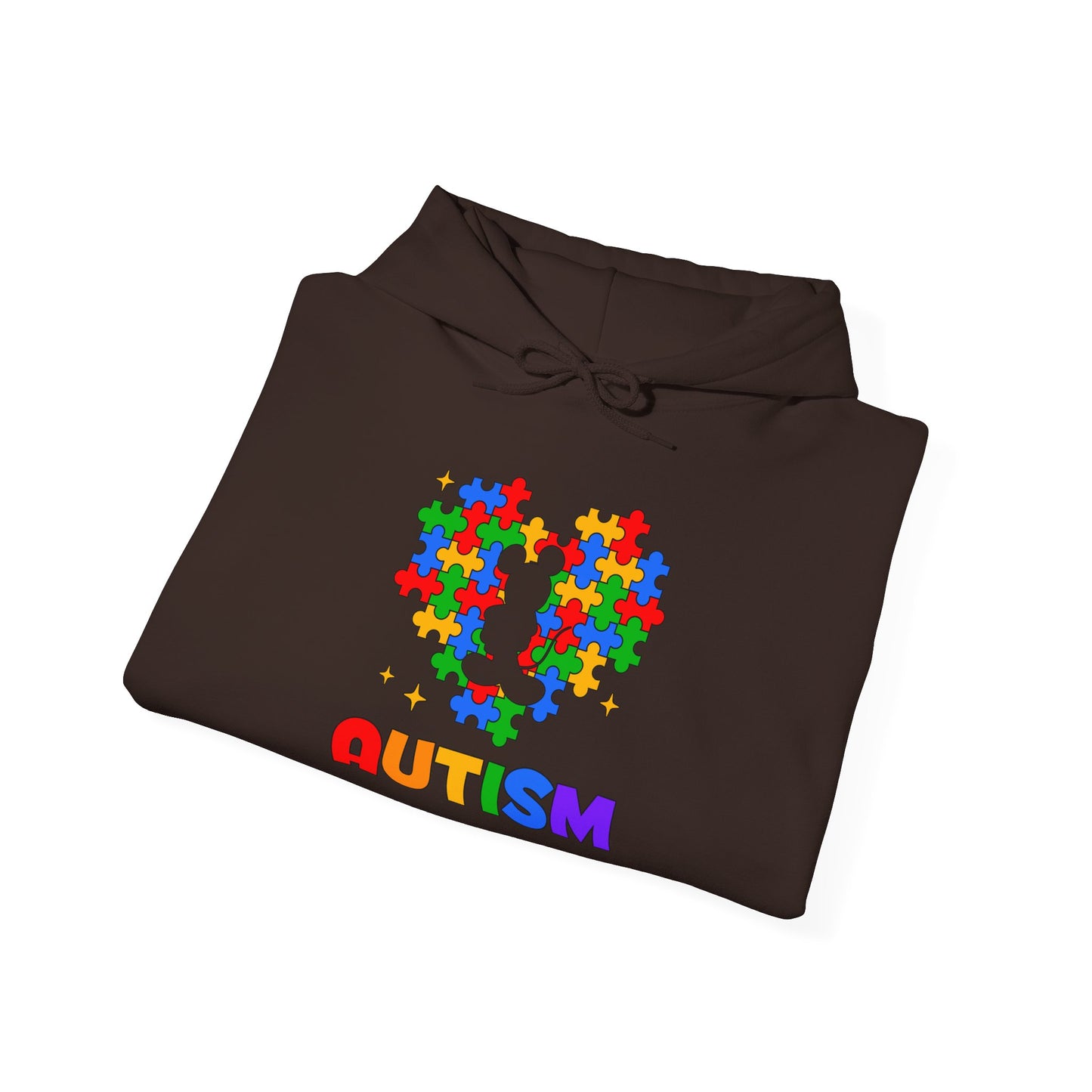 Autism Puzzle Heart Hoodie — Colorful Awareness Sweatshirt