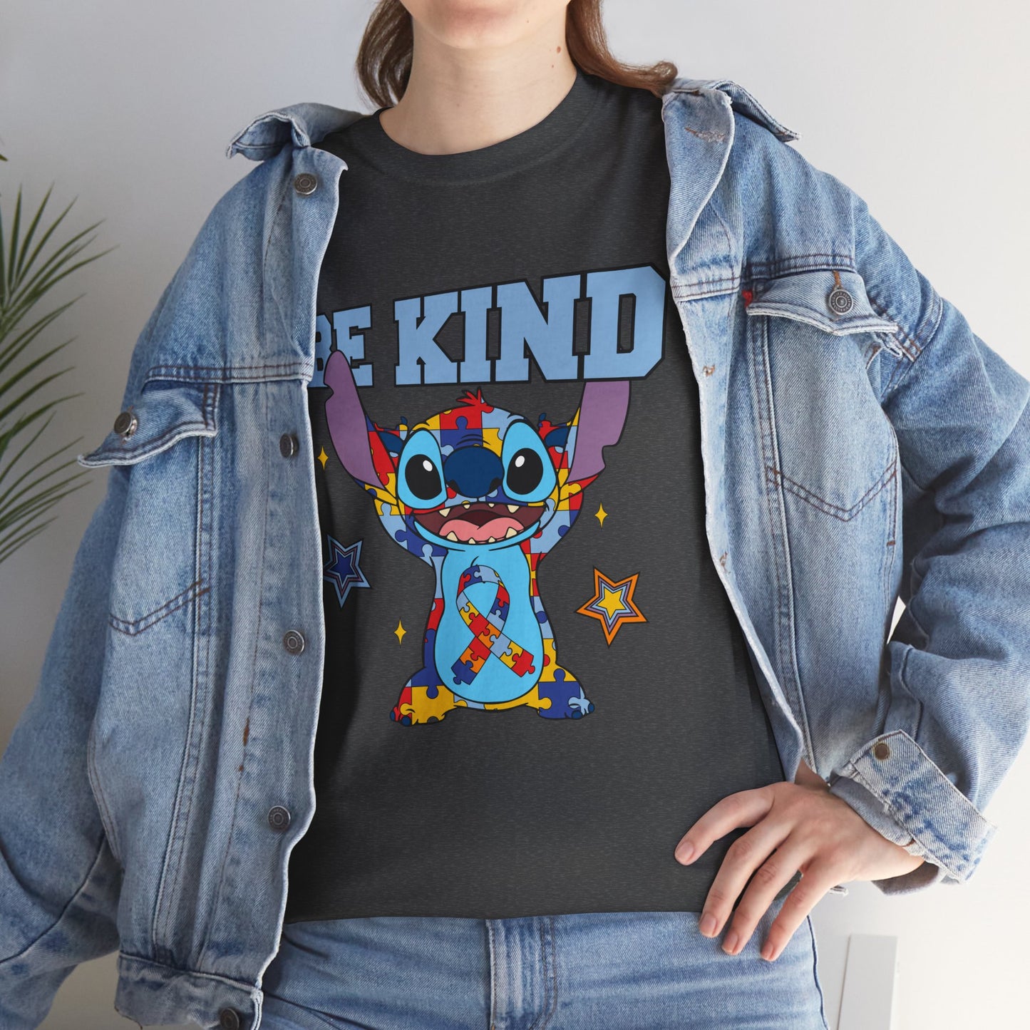 Be Kind Graphic Tee — Cute Stitch Character T‑Shirt for Kids & Fans