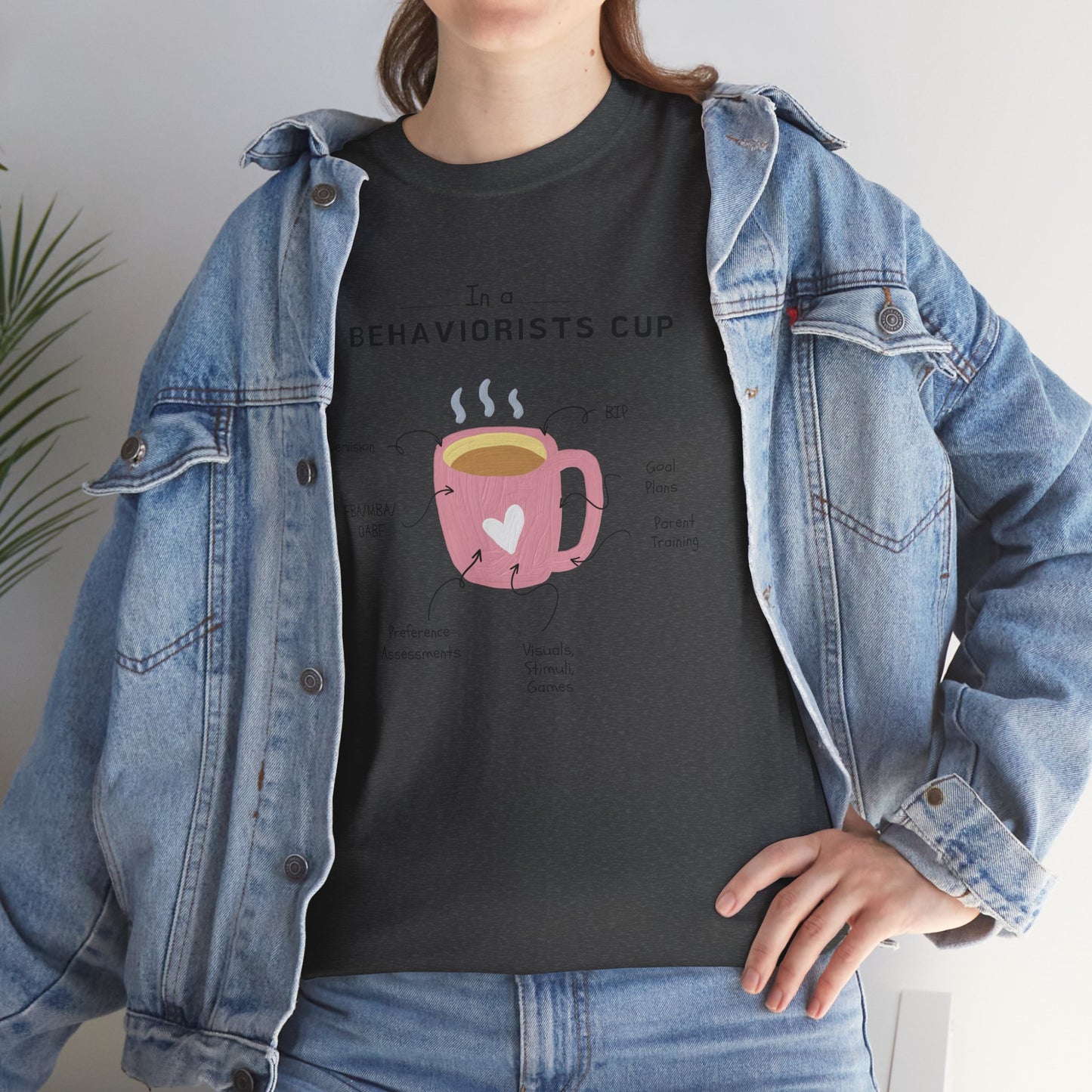 Behaviorist's Cup Unisex Heavy Cotton Tee - Fun Graphic Tee for Psychology Lovers