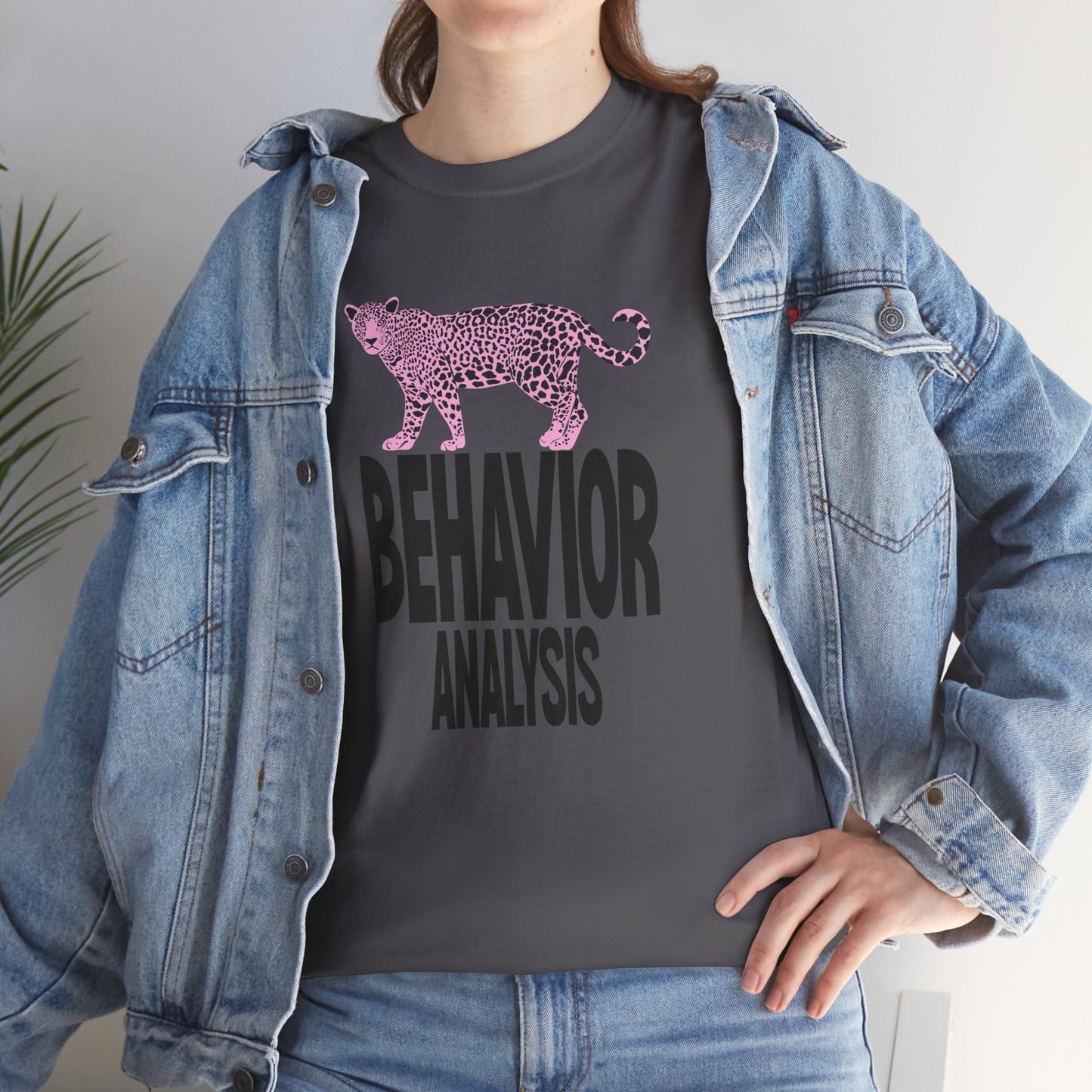 Behavior Analysis Unisex Heavy Cotton Tee - Creative Animal Print T-Shirt