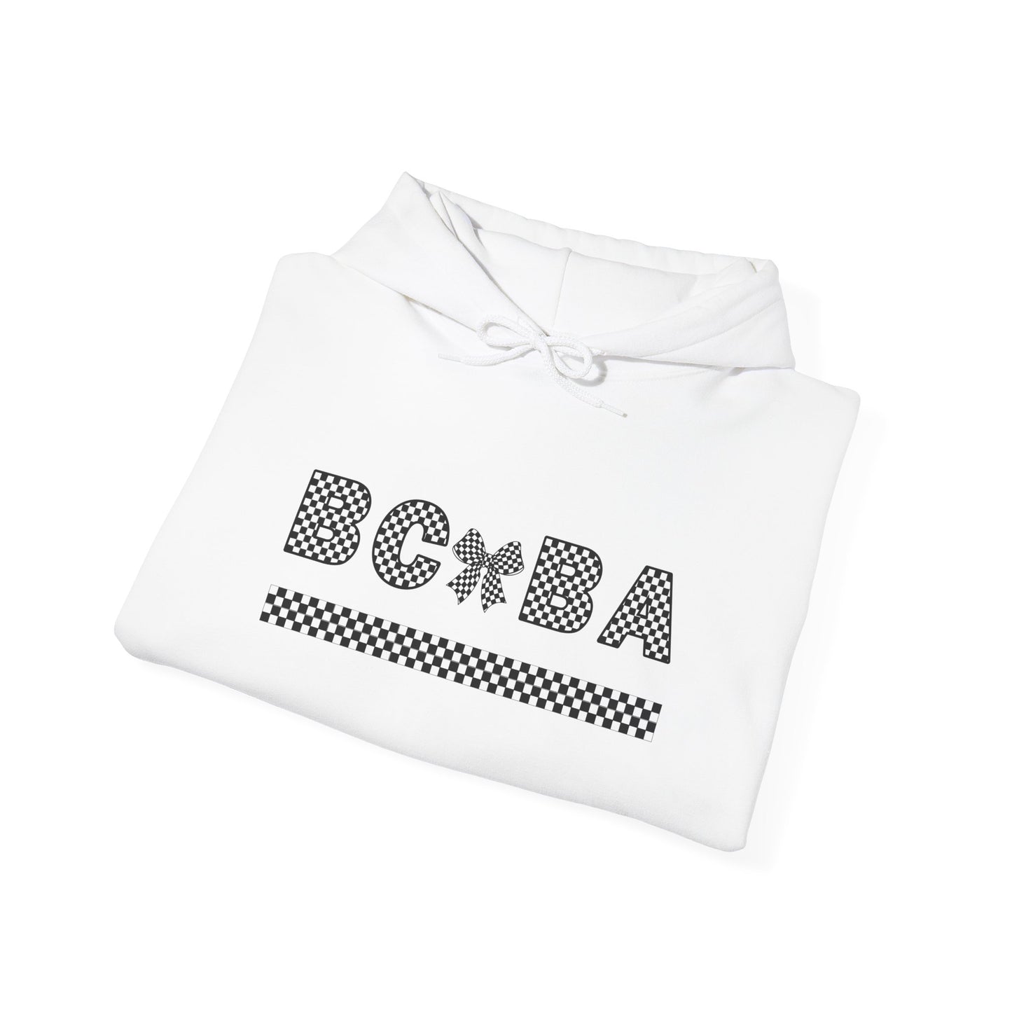 BCBA Bow Checkered Hooded Sweatshirt