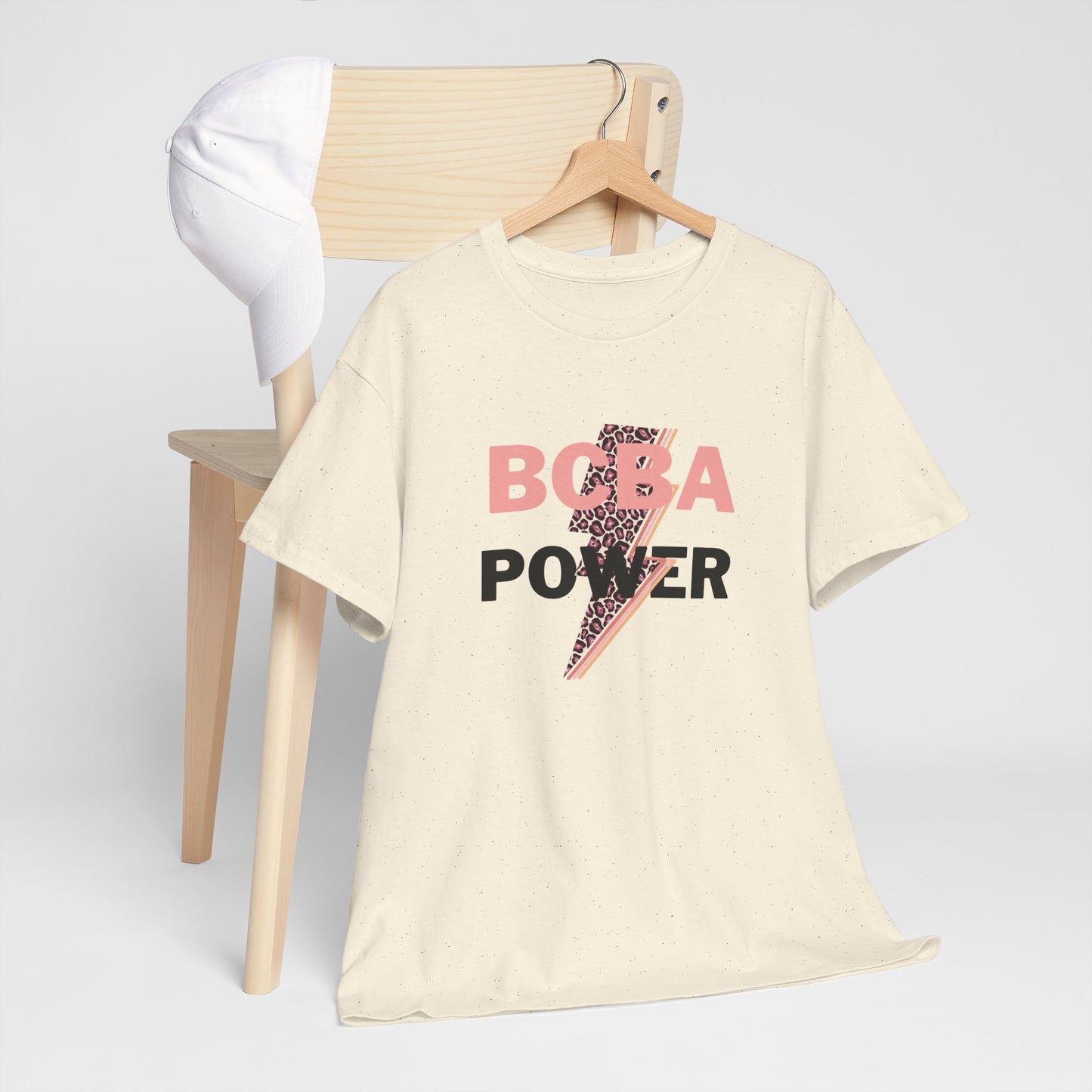 BCBA Power Unisex Heavy Cotton Tee - Empowerment Graphic T-Shirt
