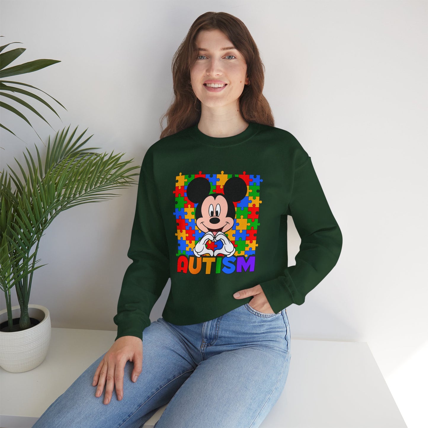 Autism Puzzle Crewneck Sweatshirt