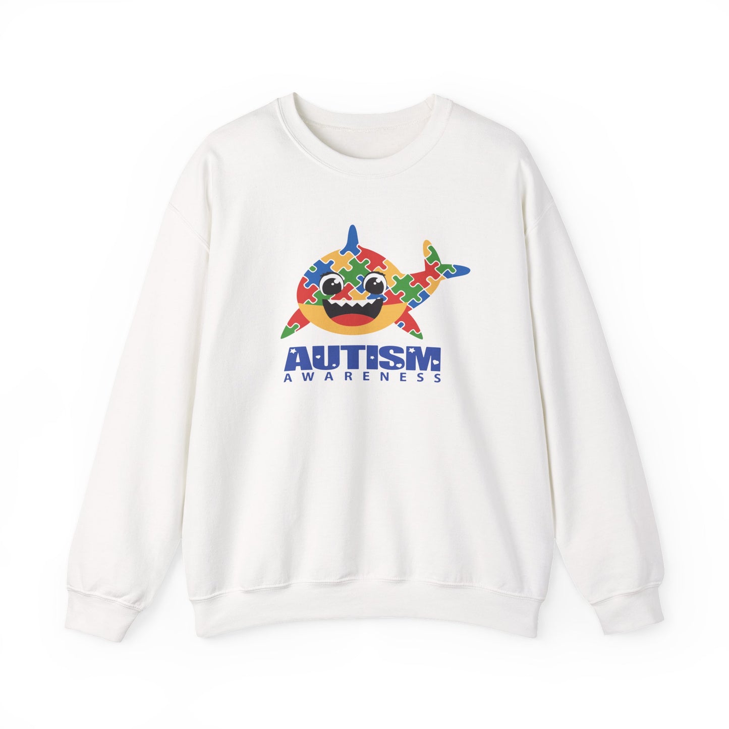Baby Shark Autism Awareness Crewneck Sweatshirt