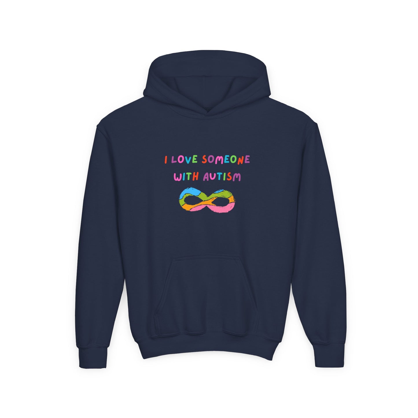 Autism Awareness Youth Hoodie - I Love Someone with Autism