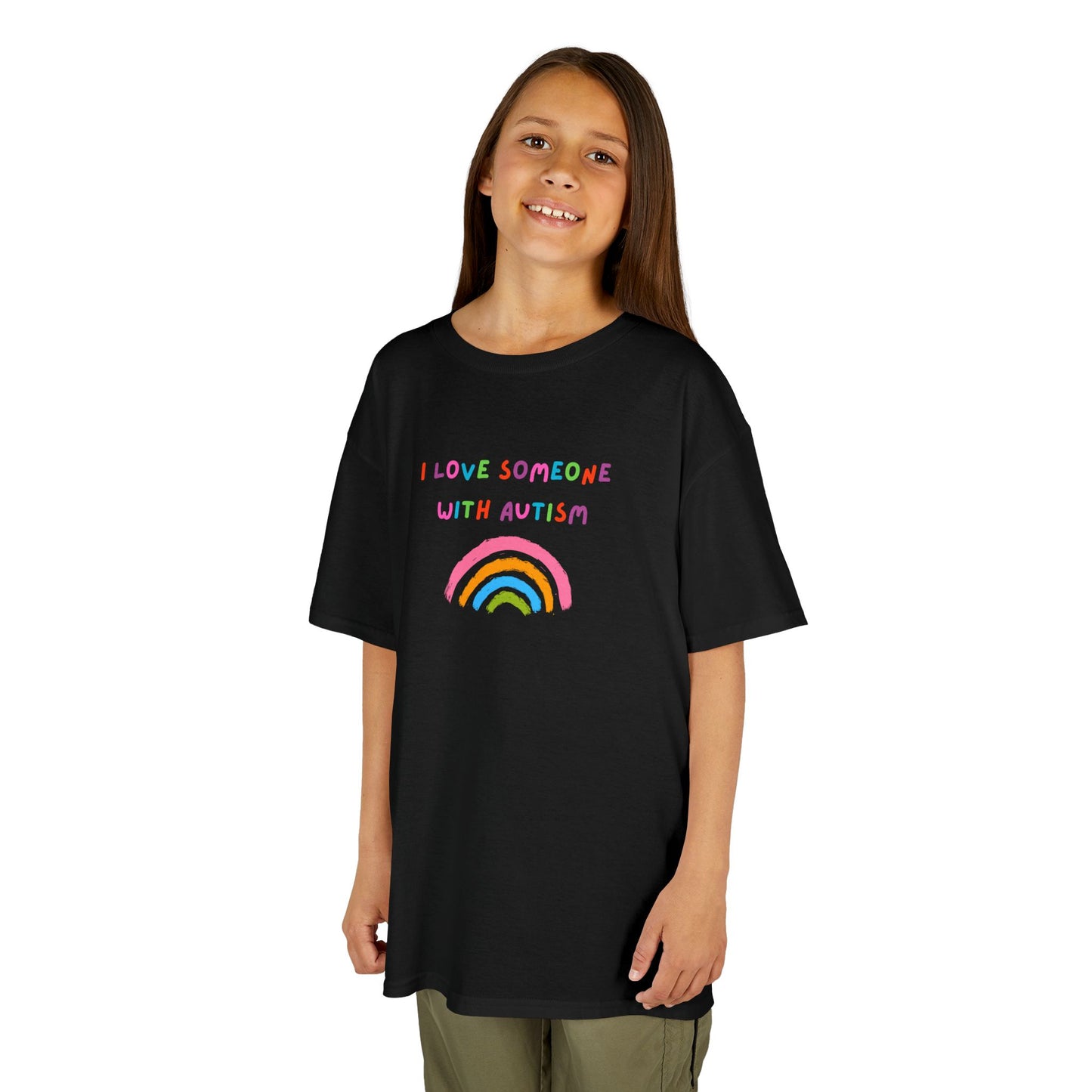 Autism Awareness Kids Tee - I Love Someone with Autism