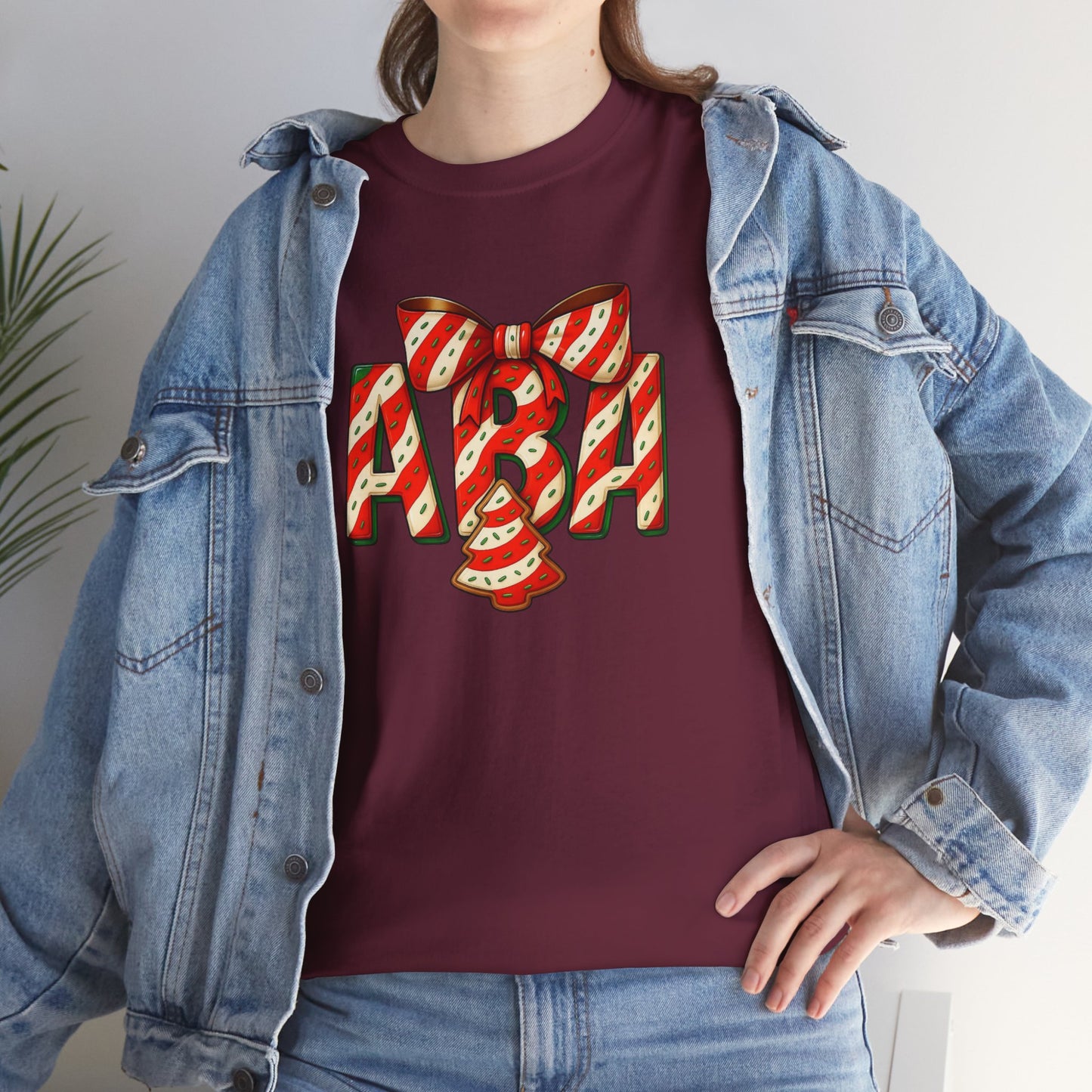 ABA Lil Debbie Christmas Tree Cake Tee — ABA Holiday Dessert Graphic T-Shirt