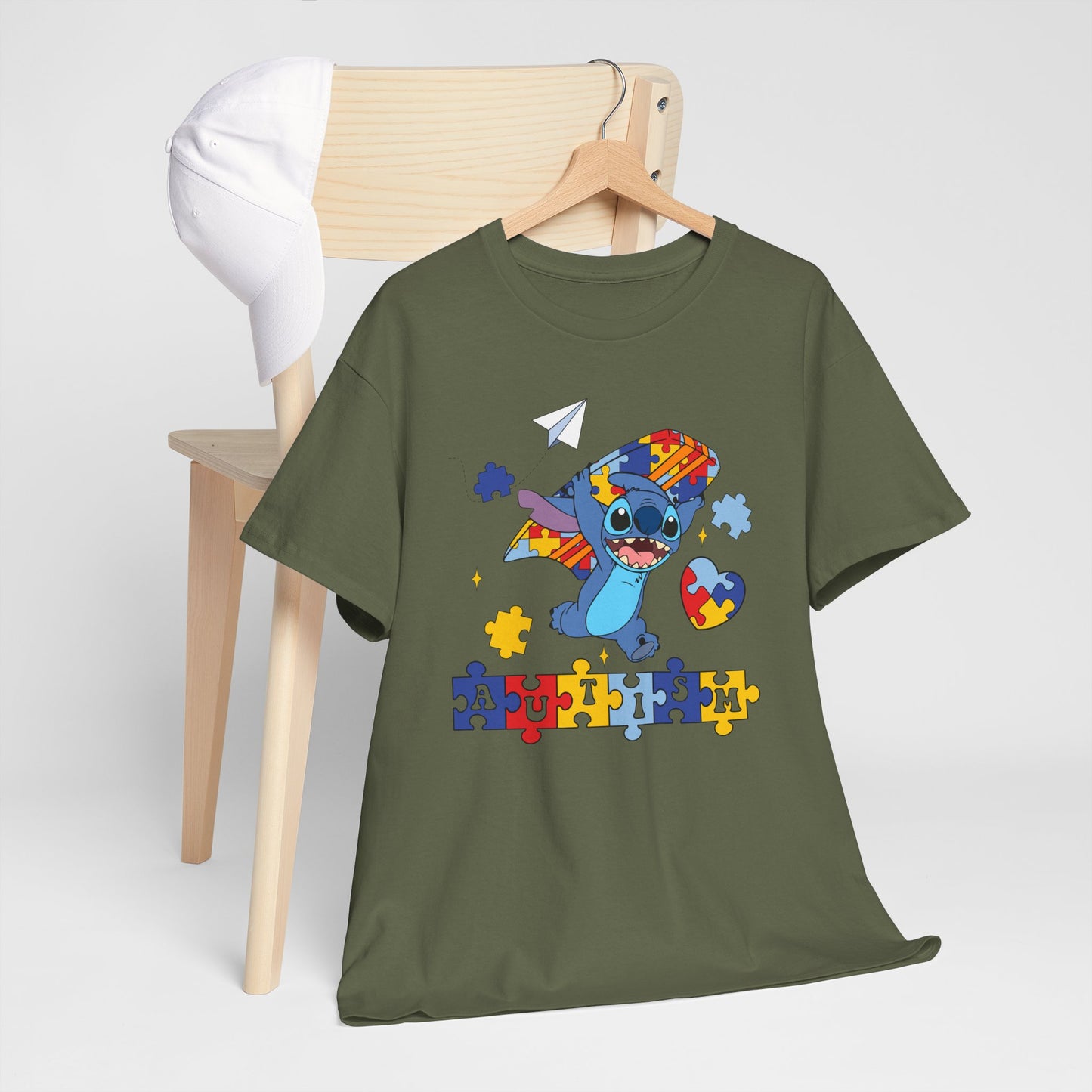 Autism Awareness Puzzle Heart Tee