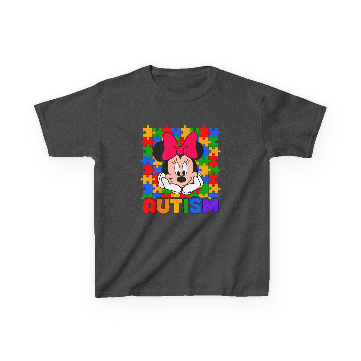 Kids Tee — Colorful Puzzle Autism Support Shirt