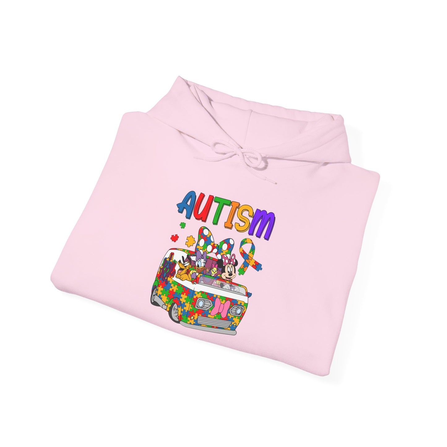 Autism Awareness Puzzle Heart Hoodie — Colorful Support Sweatshirt