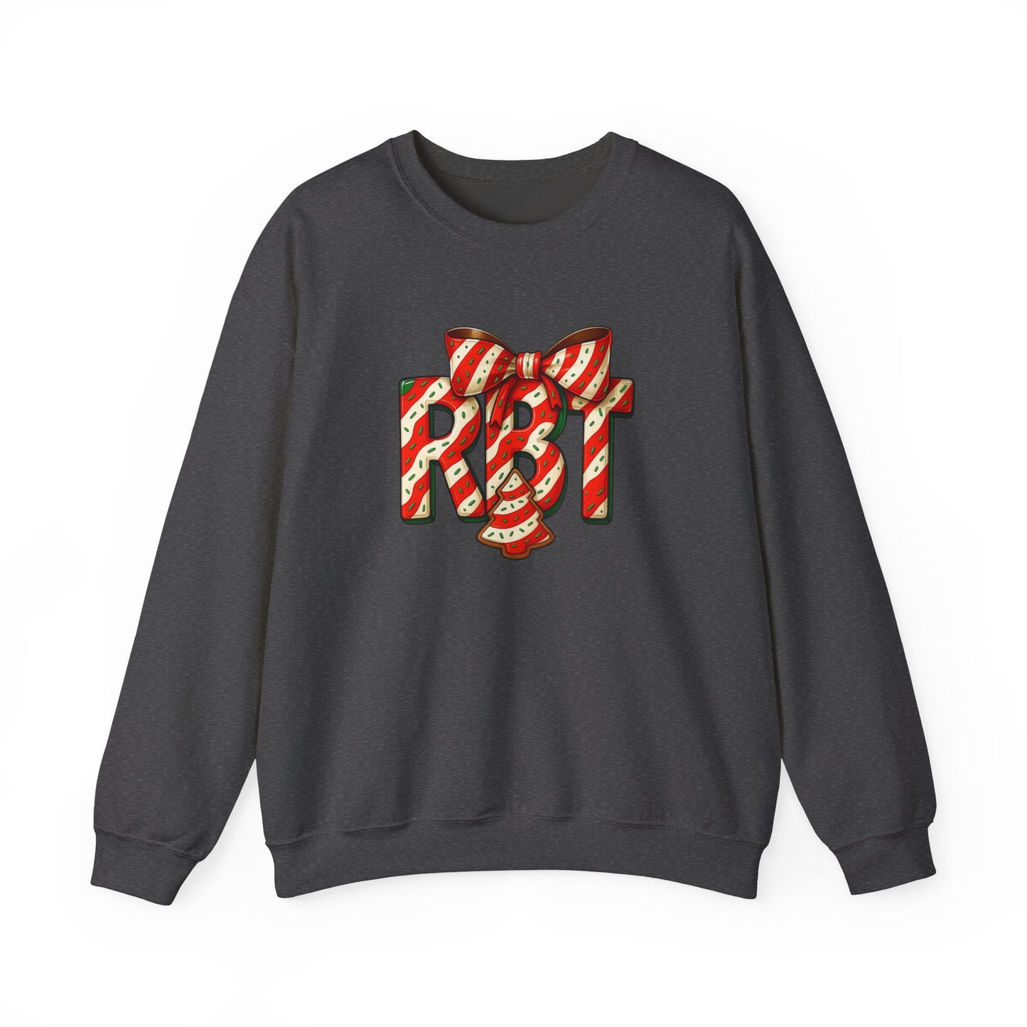 Lil Debbie 'RBT' Tree Cake Holiday Graphic Sweatshirt — Holiday Retro Logo Crewneck