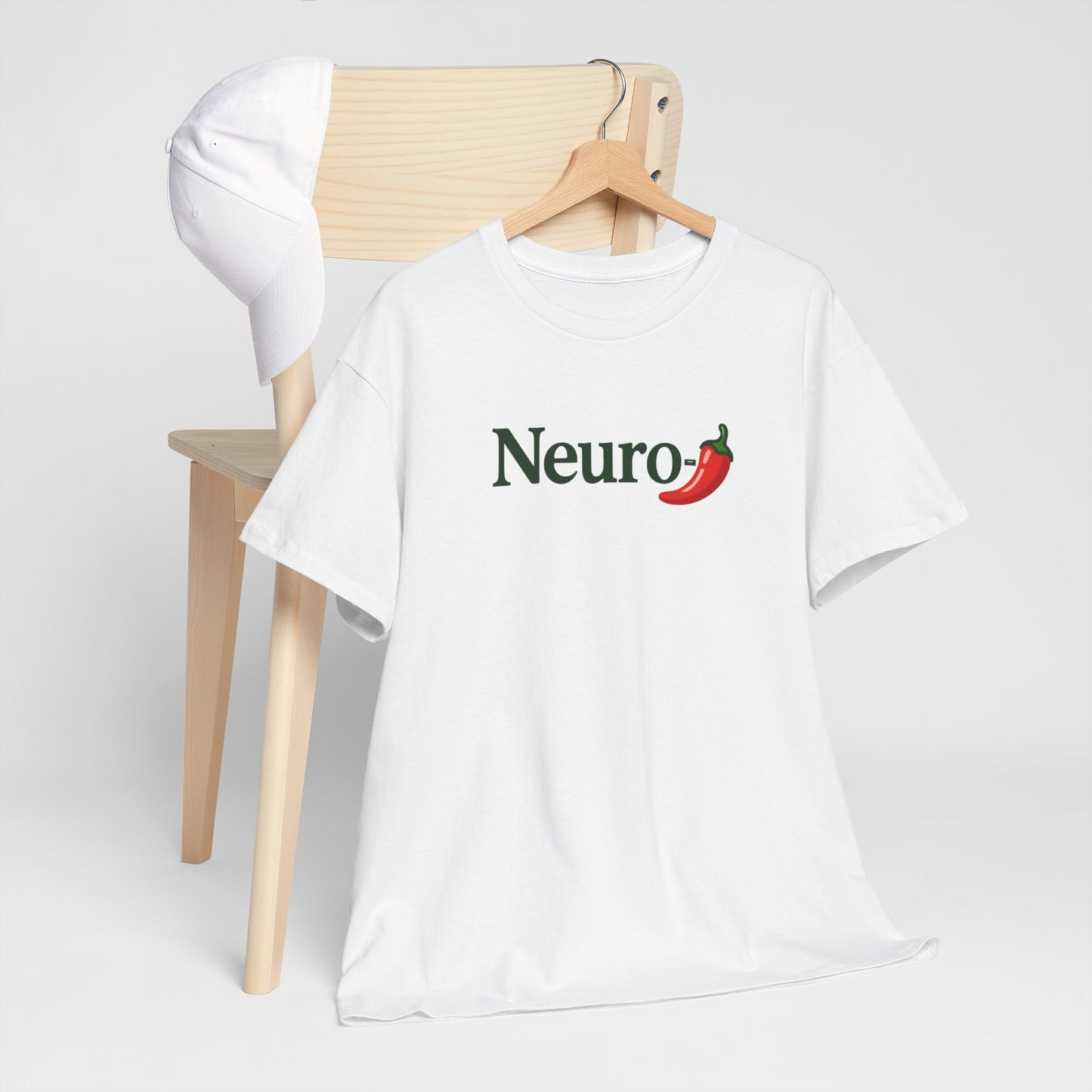 Neuro Chili Unisex Heavy Cotton Tee - Fun & Unique T-Shirt for Casual Wear