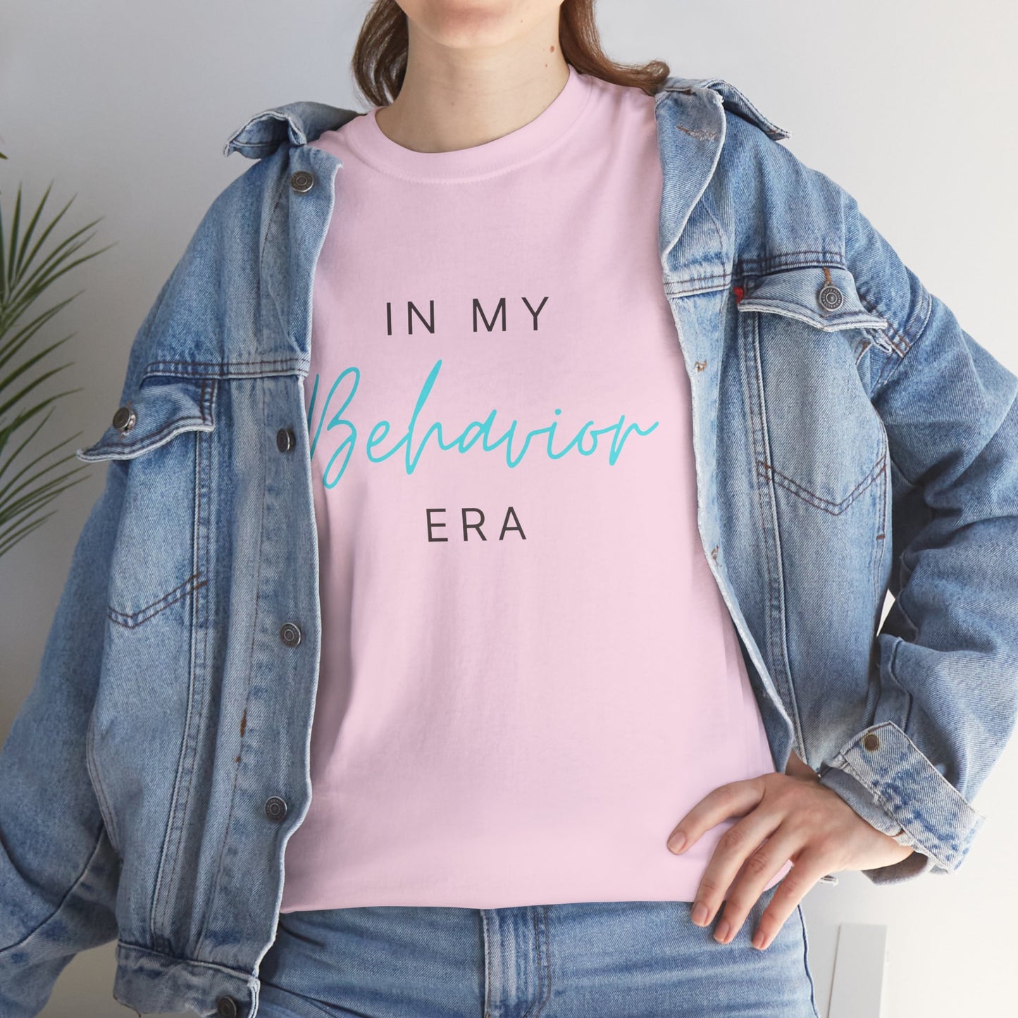 In My Behavior Era Unisex Heavy Cotton Tee - Trendy Graphic T-Shirt for Everyday Comfort