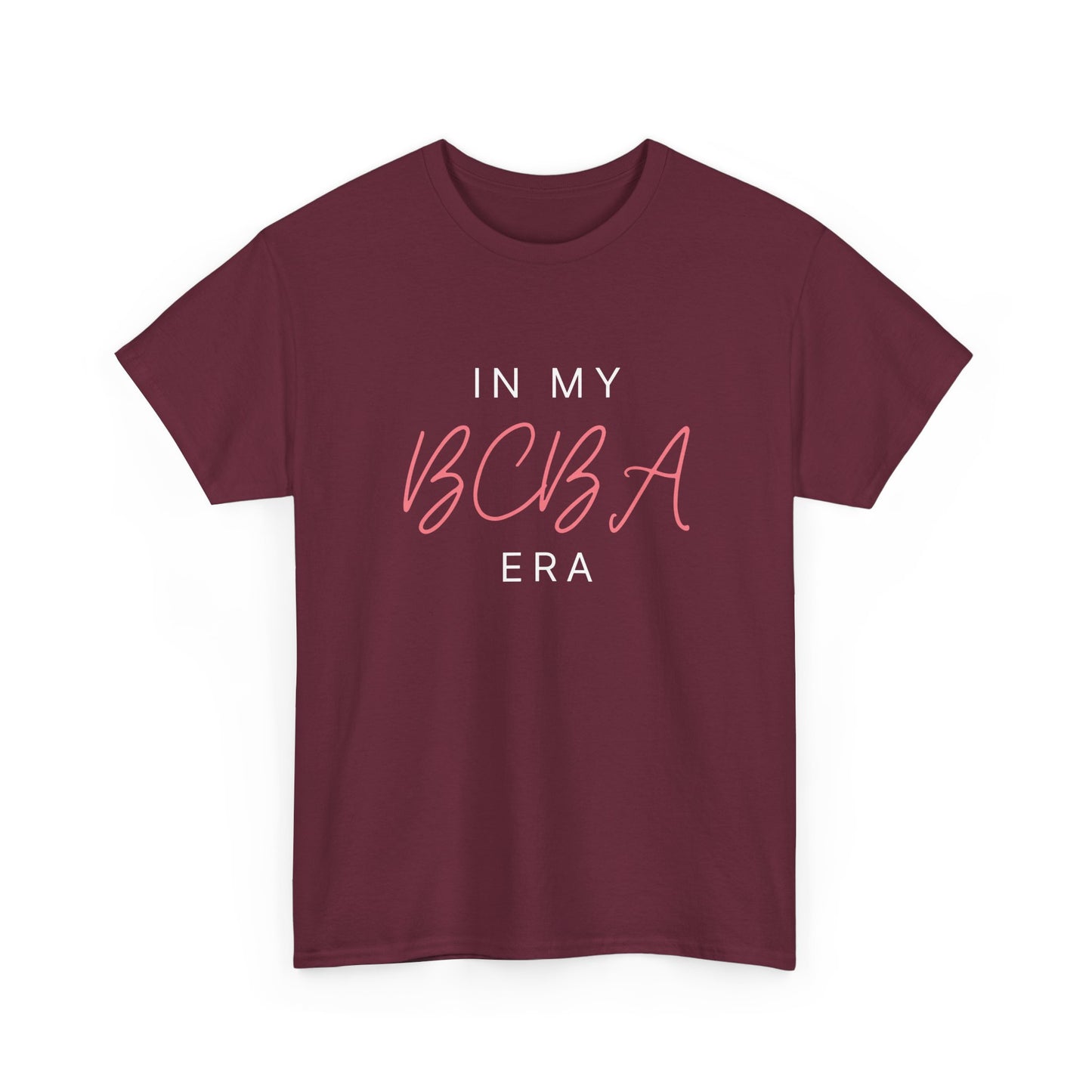 Unisex Heavy Cotton Tee - Inspirational 'In My BCBA Era' T-Shirt for Growth and Empowerment