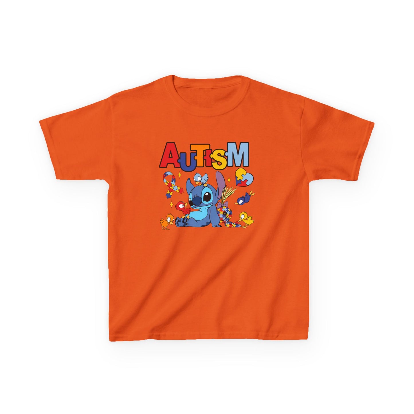 Kids Tee — Cute Autism Awareness Design with Puzzle Pieces
