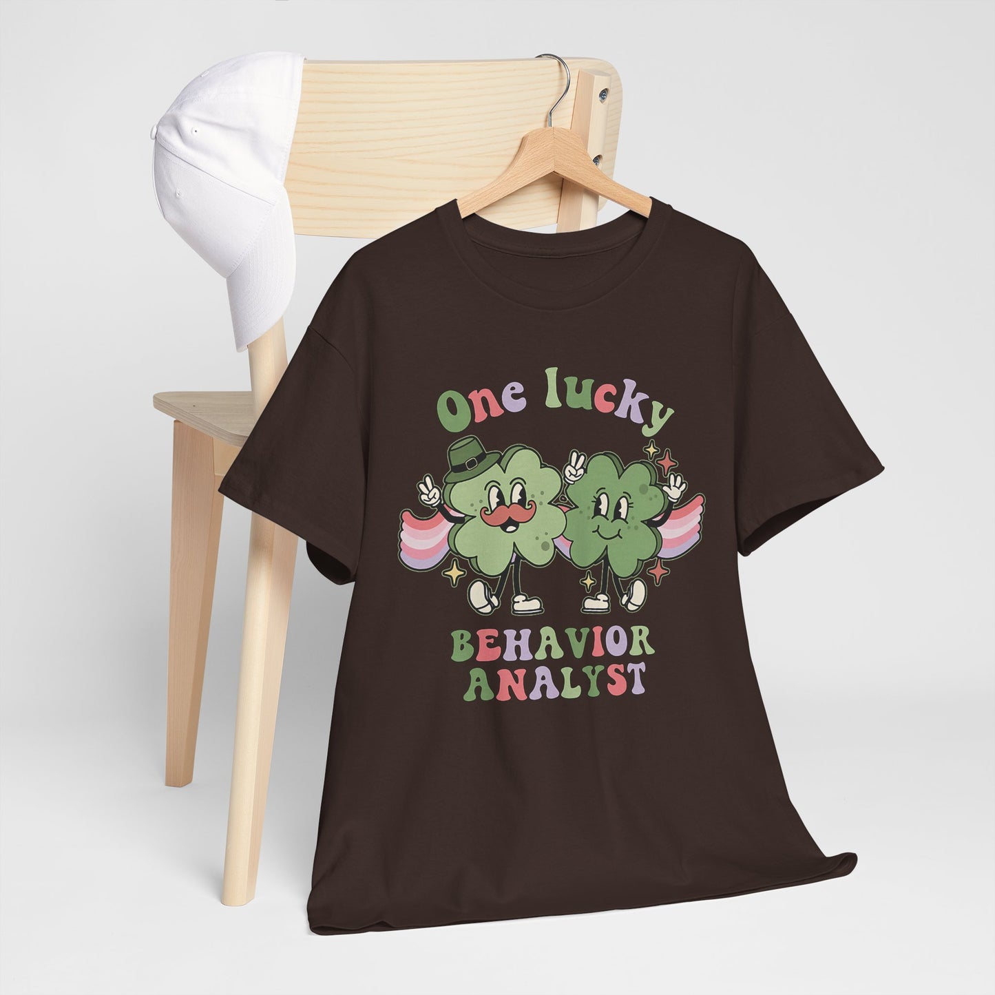 One Lucky Behavior Analyst T-Shirt — St. Patrick’s Day Shamrock ABA Shirt