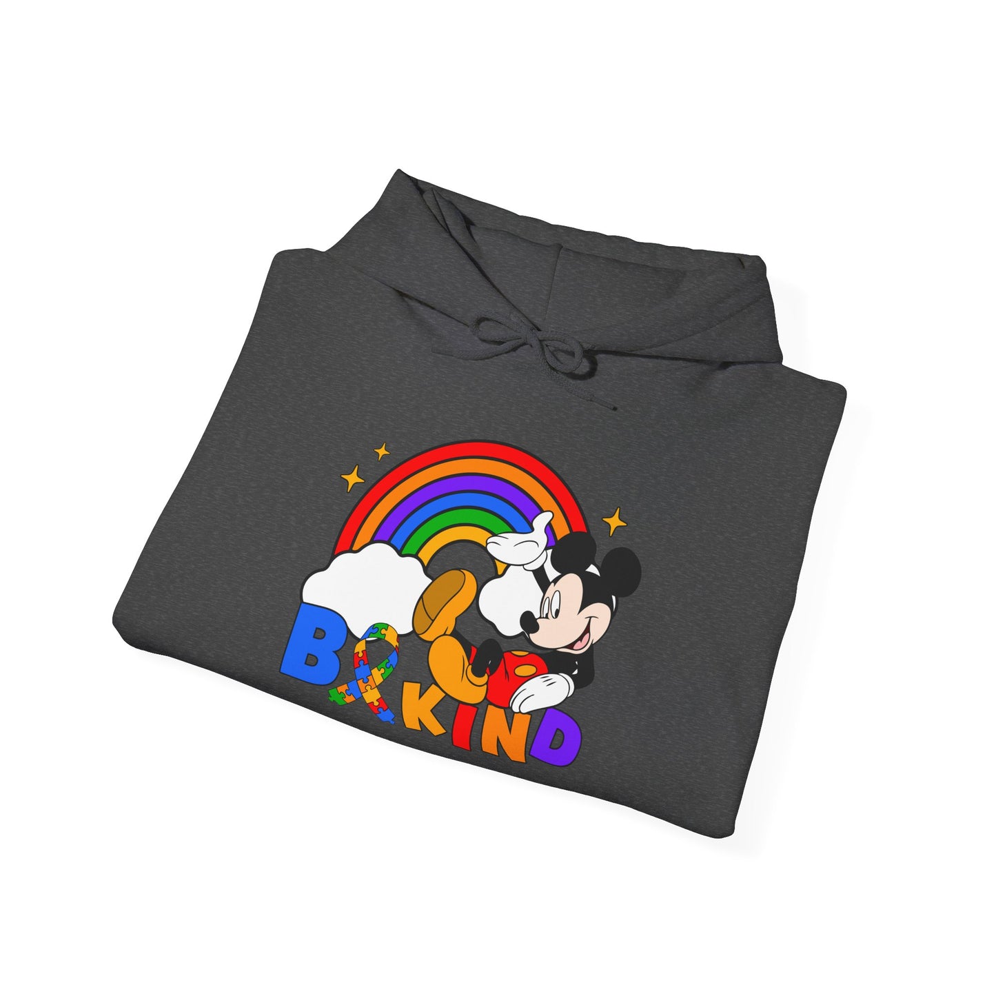 Hoodie — Be Kind Rainbow Mickey Graphic Pullover