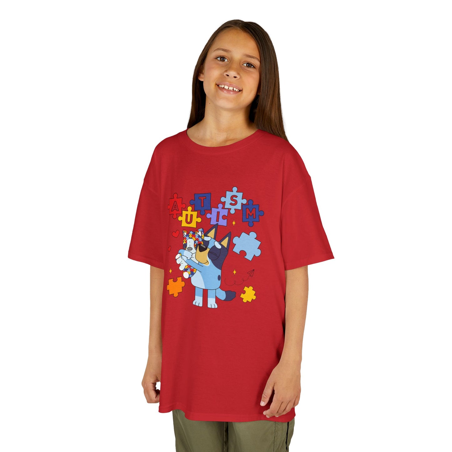 Autism Awareness Kids Tee — Cute Puzzle-Piece Unicorn Design