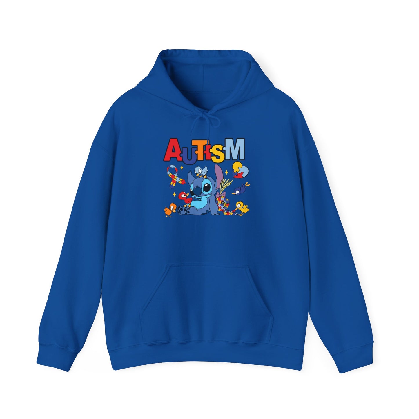 Autism Awareness Hoodie — Colorful Puzzle Heart Support Design