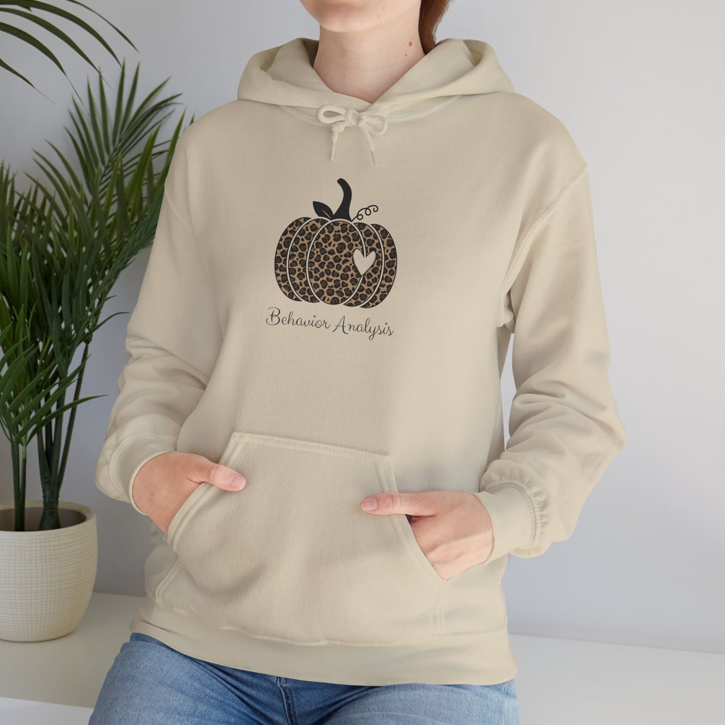Leopard Pumpkin Hoodie — Autumn Pumpkin Patch Sweatshirt Behavior Analyst