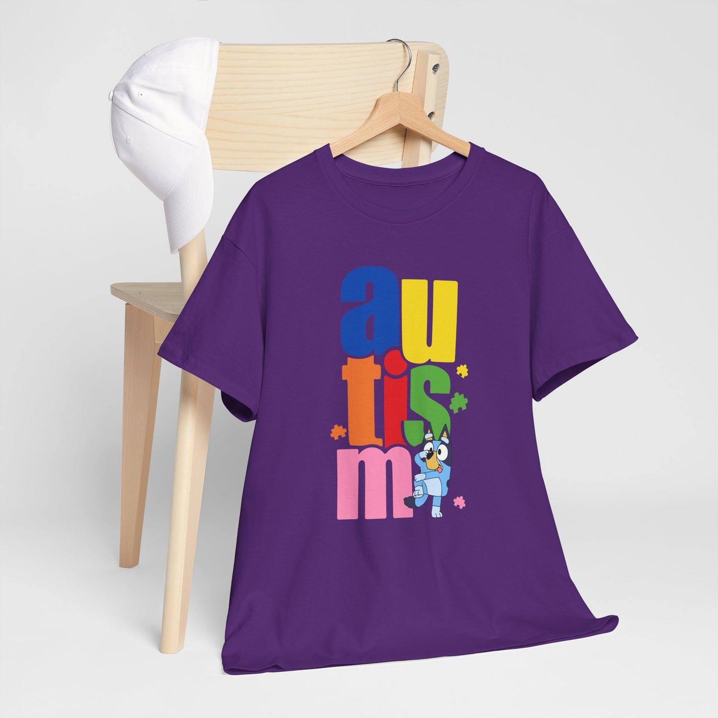 Autism Colorful Letters Kids T‑Shirt — Support & Awareness Tee